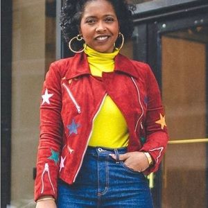 NWT Faux Suede Jacket